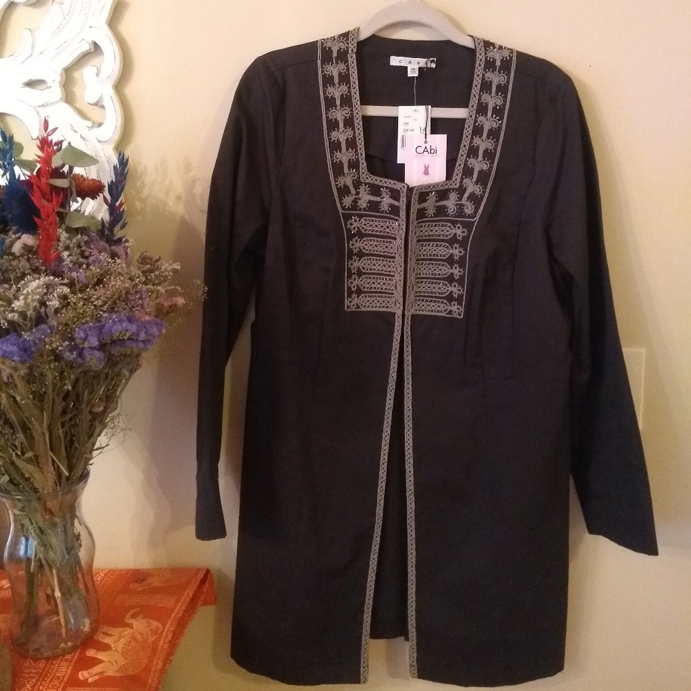 NWT Cabi Turkish Delight Military Coat Jacket